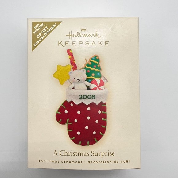 Hallmark Keepsake A CHRISTMAS SURPRISE Ornament VIP Exclusive 2008 - Picture 2 of 9